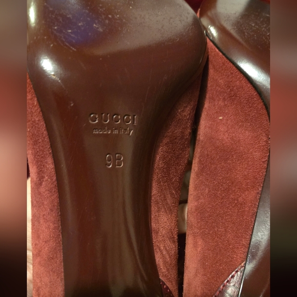 Authentic leather Gucci Heels size 39 - Picture 6 of 7